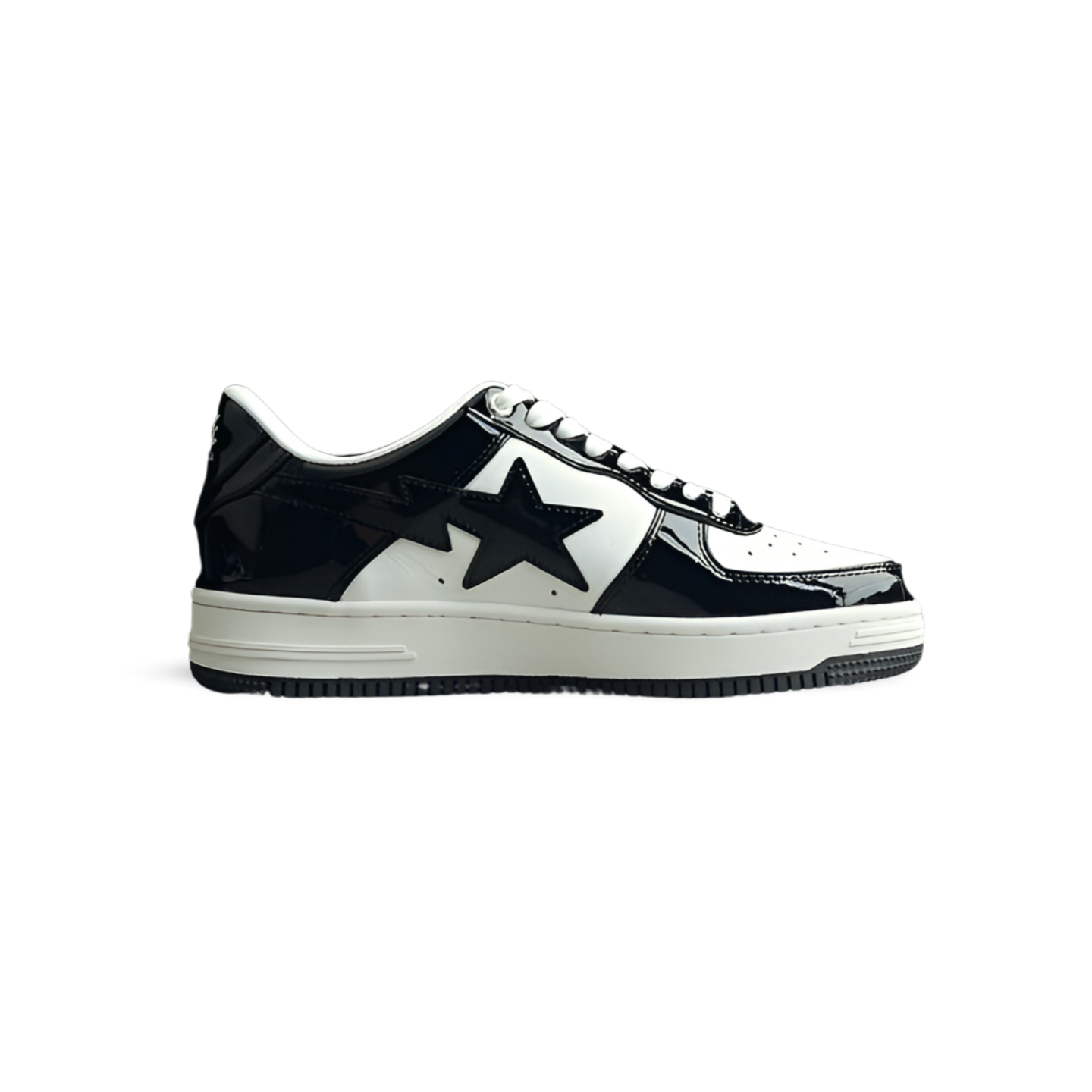 Bape Sta Patent Black White - Sneakers Club