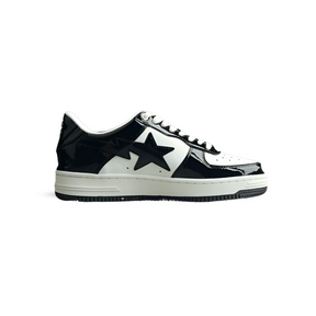 Bape Sta Patent Black White - Sneakers Club