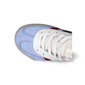 Adidas Gazelle Indoor “Blue Dawn Collegiate Burgundy” - Sneakers Club