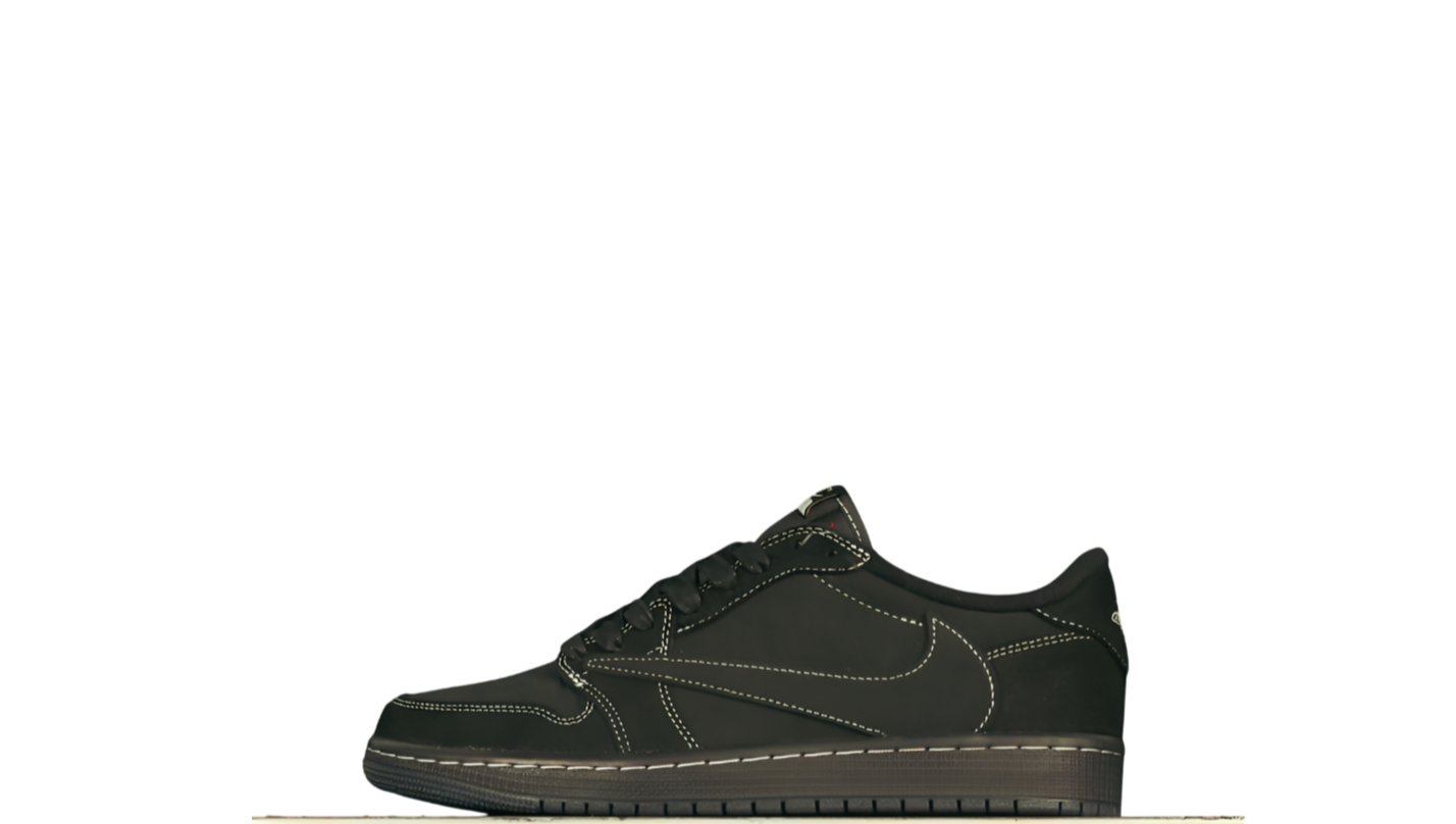 Travis Scott x Air Jordan 1 Low “Black Phantom” - Sneakers Club