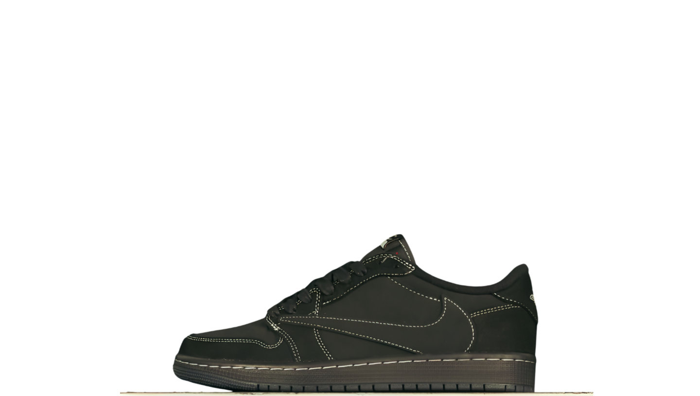 Travis Scott x Air Jordan 1 Low “Black Phantom” - Sneakers Club