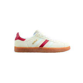 Adidas Gazelle Aluminum Collegiate Burgundy - Sneakers Club