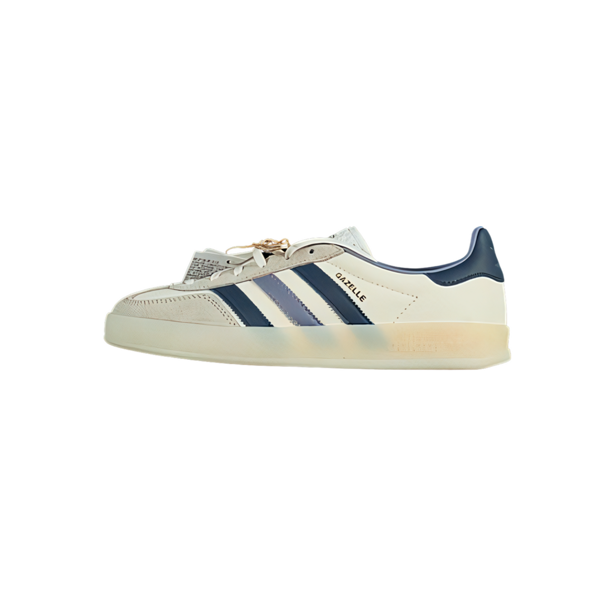 Adidas Gazelle Indoor “Core White/Preloved Ink” - Sneakers Club