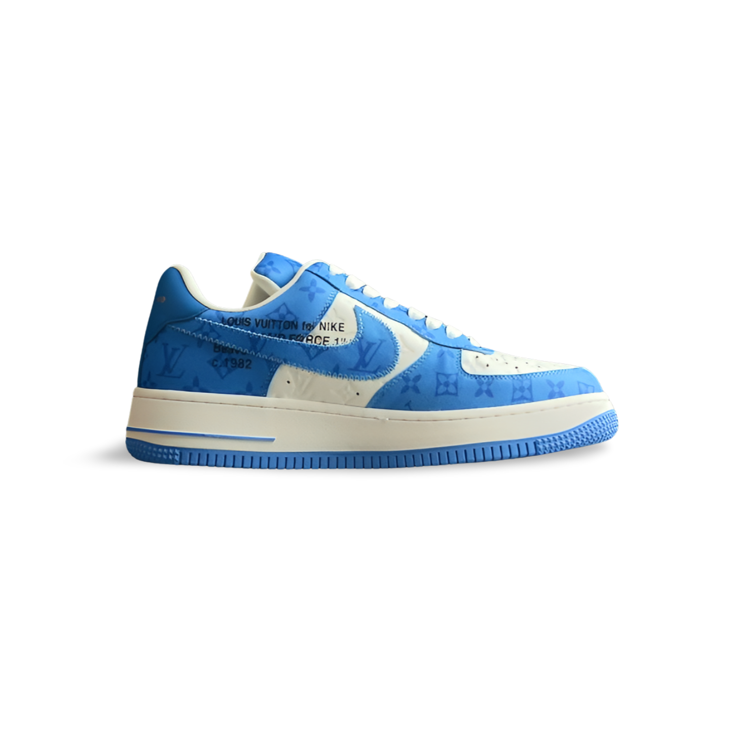 Louis Vuitton x Air Force 1 Blue - Sneakers Club