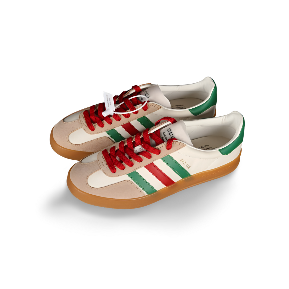 Adidas Gazelle X Gucci White/Green “439547” - Sneakers Club