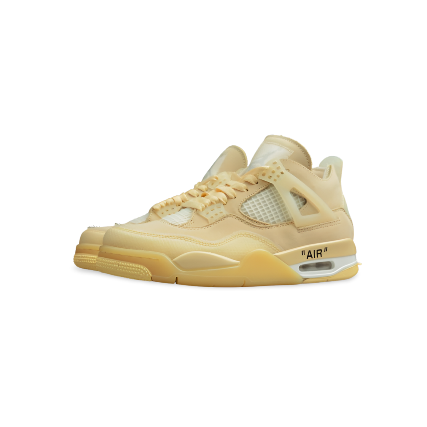 Air Jordan 4 x OFF WHITE “Sail” - Sneakers Club