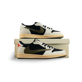 Travis Scott x Air Jordan 1 Low "Olive" - Sneakers Club