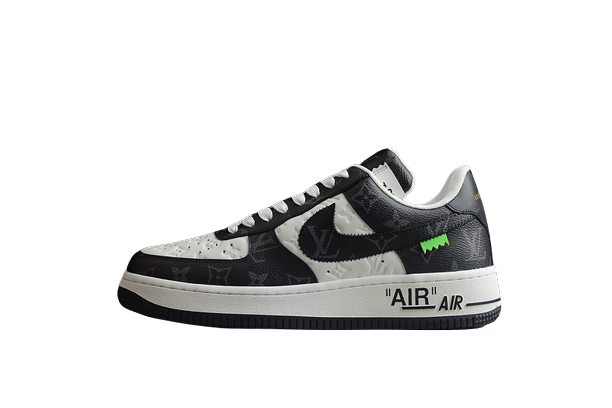 Louis Vuitton x Air Force 1 Low Black - Sneakers Club