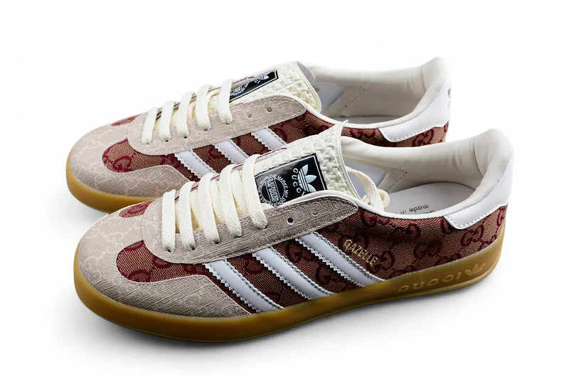 Adidas Gazelle x Gucci Brown/Cloud White - Sneakers Club