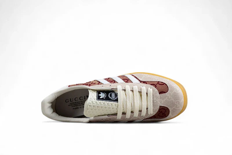 Adidas Gazelle x Gucci Brown/Cloud White - Sneakers Club