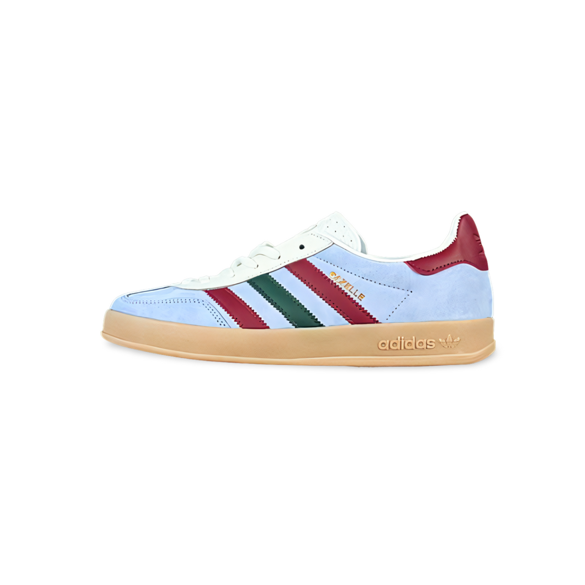Adidas Gazelle Indoor “Blue Dawn Collegiate Burgundy” - Sneakers Club