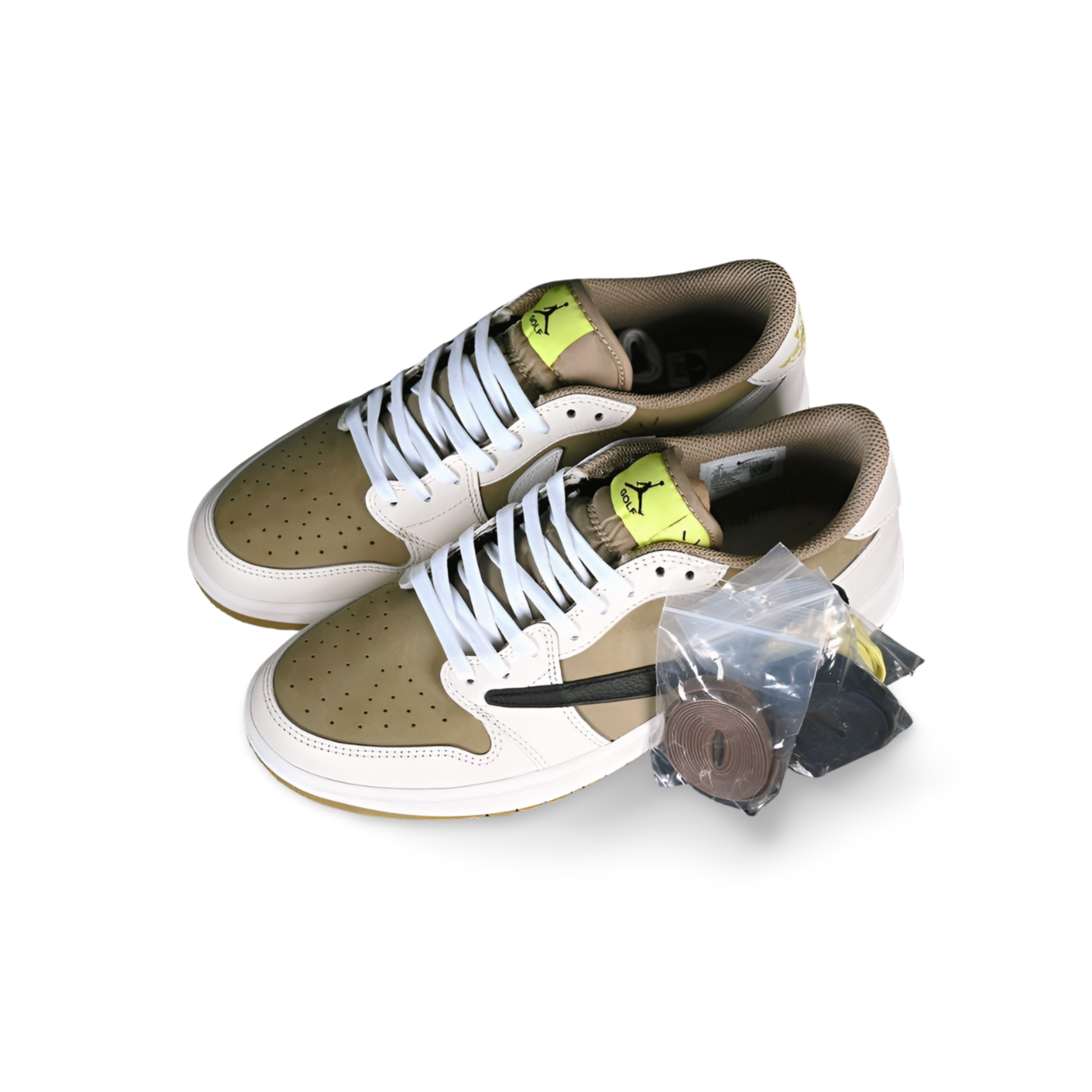 Travis Scott x Air Jordan 1 Low "Neutral Olive" - Sneakers Club