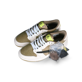 Travis Scott x Air Jordan 1 Low "Neutral Olive" - Sneakers Club