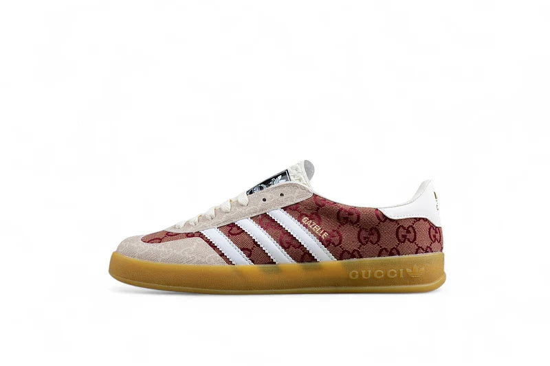 Adidas Gazelle x Gucci Brown/Cloud White - Sneakers Club