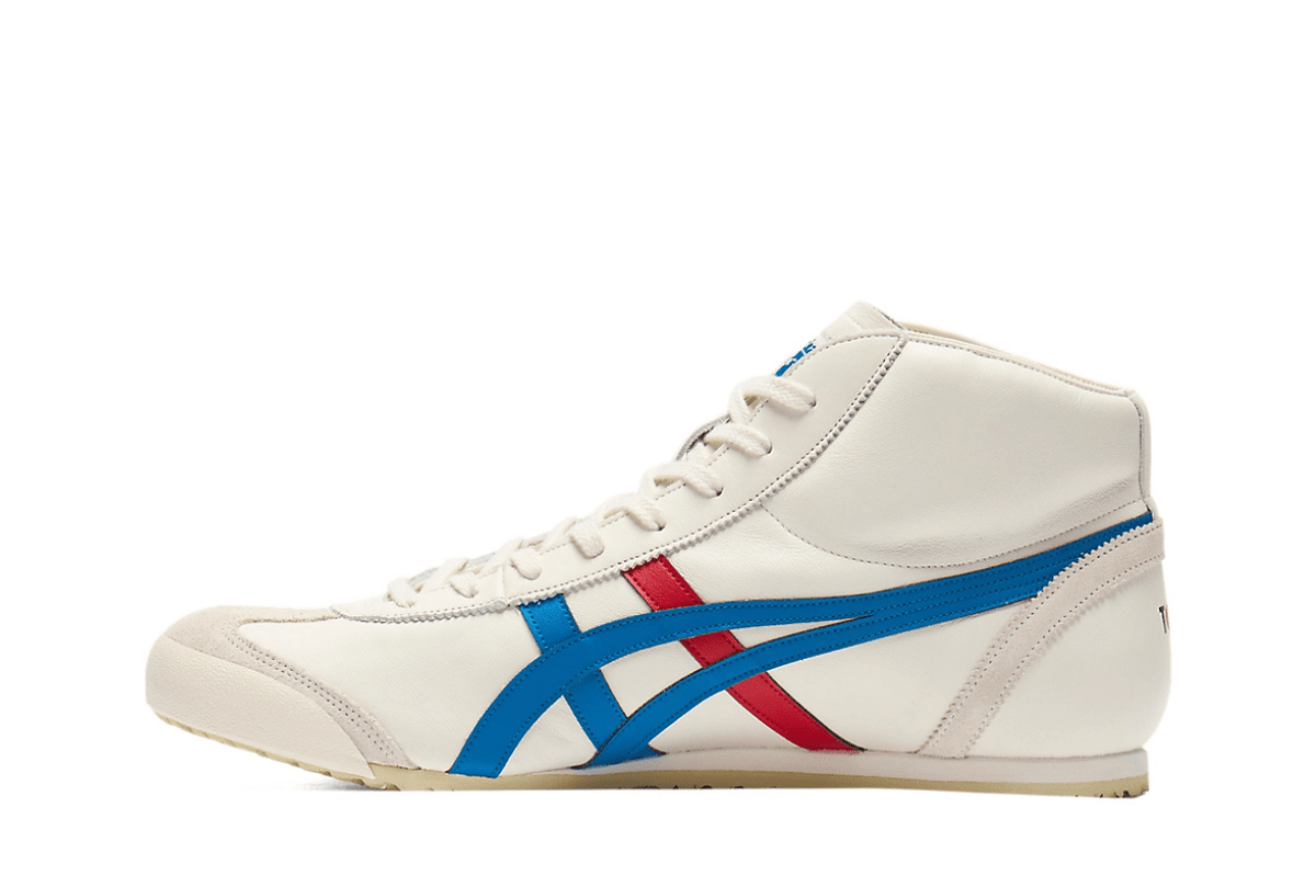 Onitsuka Tiger Mexico Mid Runner Cream/Directoire Blue Bege - Sneakers Club