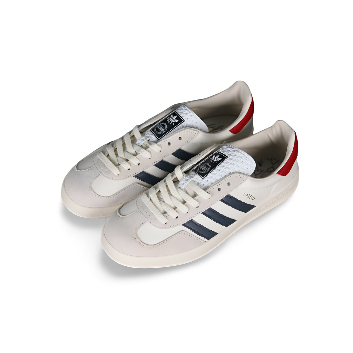 Adidas Gazelle x Gucci Cloud White/Red - Sneakers Club