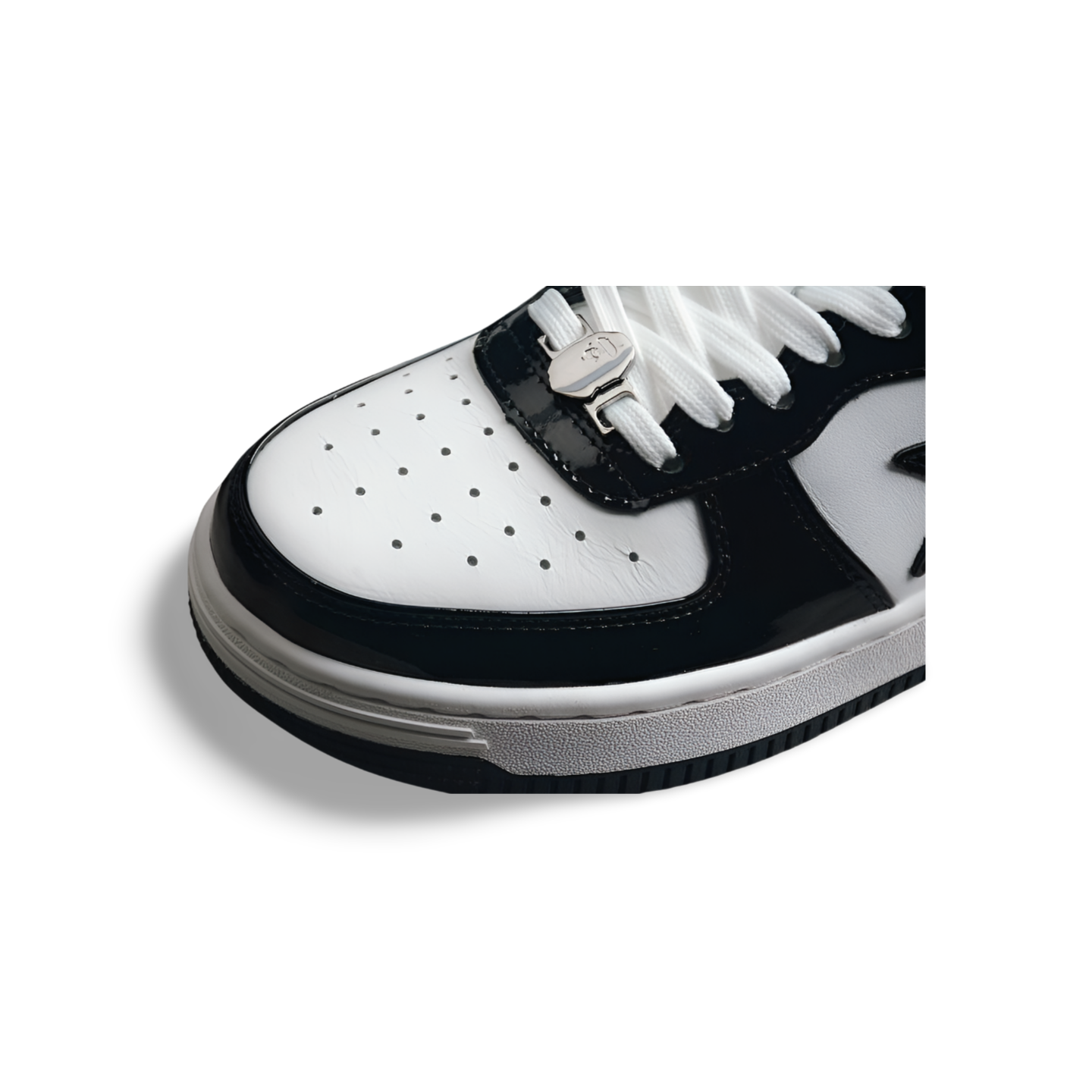 Bape Sta Patent Black White - Sneakers Club