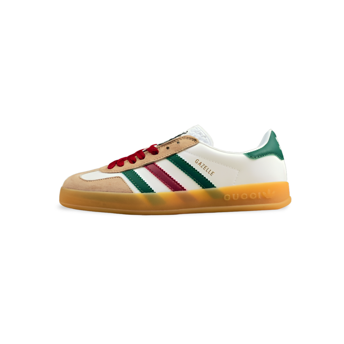 Adidas Gazelle x Gucci White/Green “IA9089” - Sneakers Club