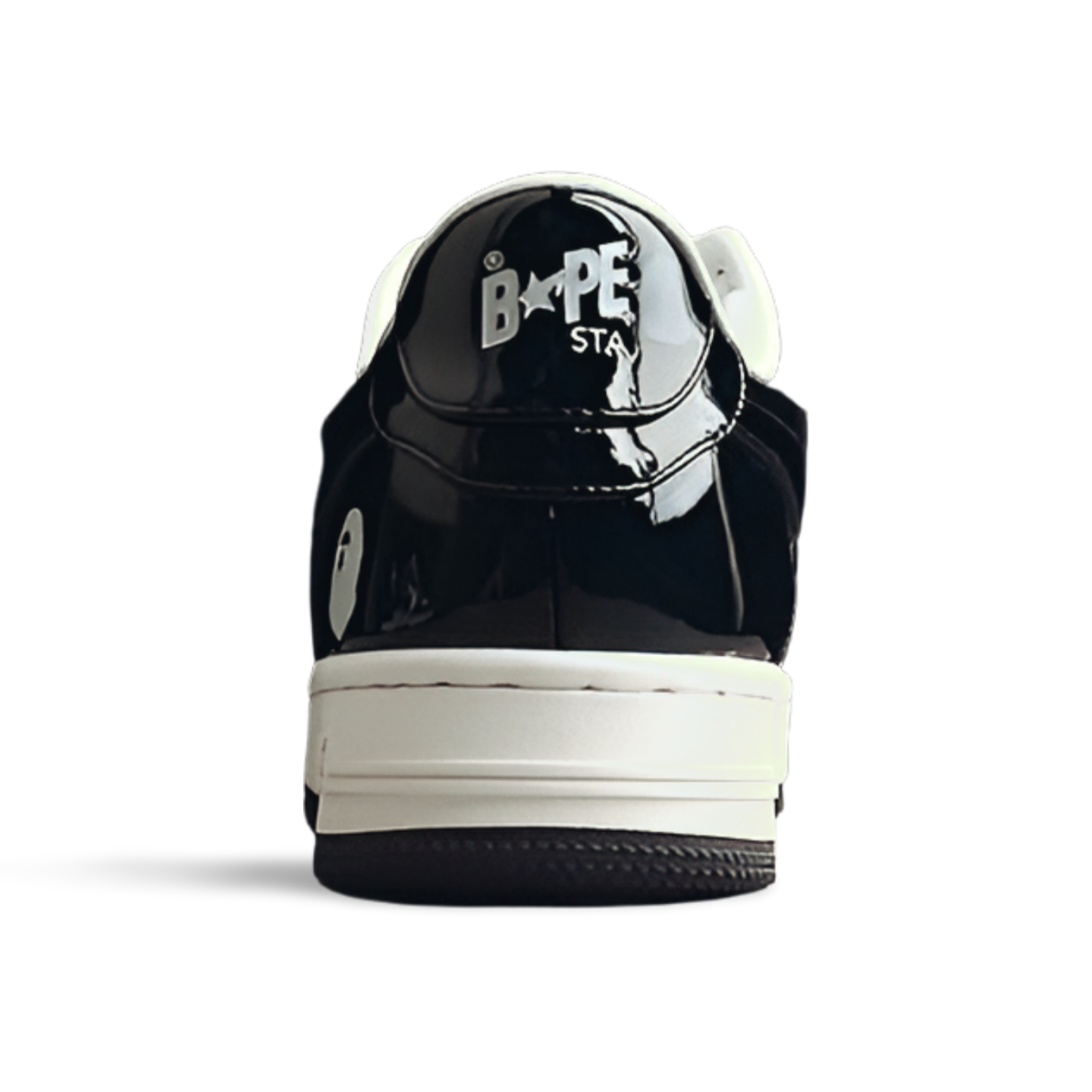 Bape Sta Patent Black White - Sneakers Club