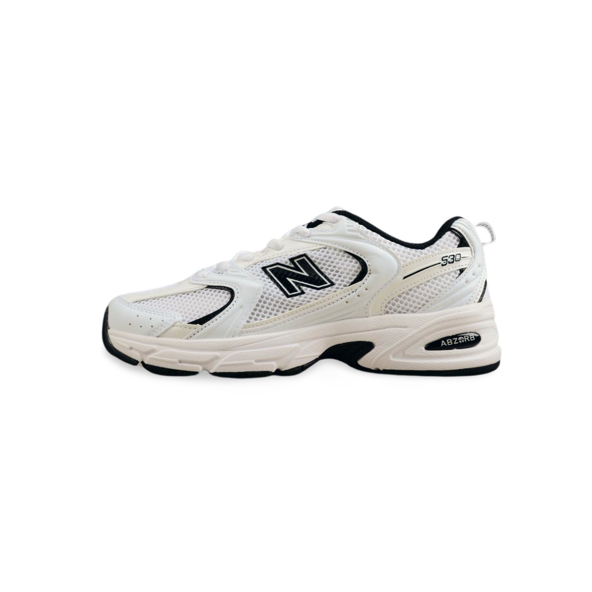 New Balance 530 White/Black - Sneakers Club