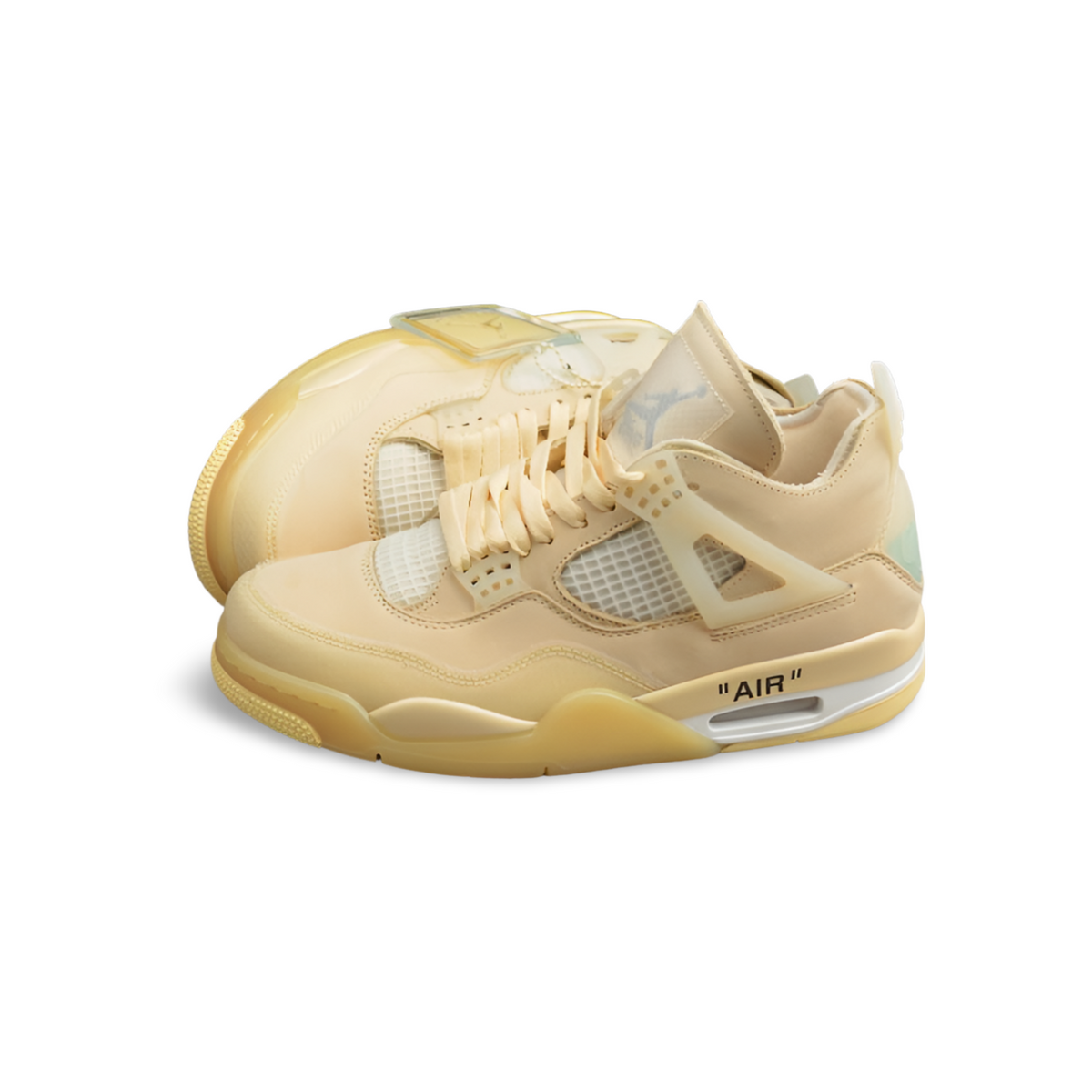 Air Jordan 4 x OFF WHITE “Sail” - Sneakers Club