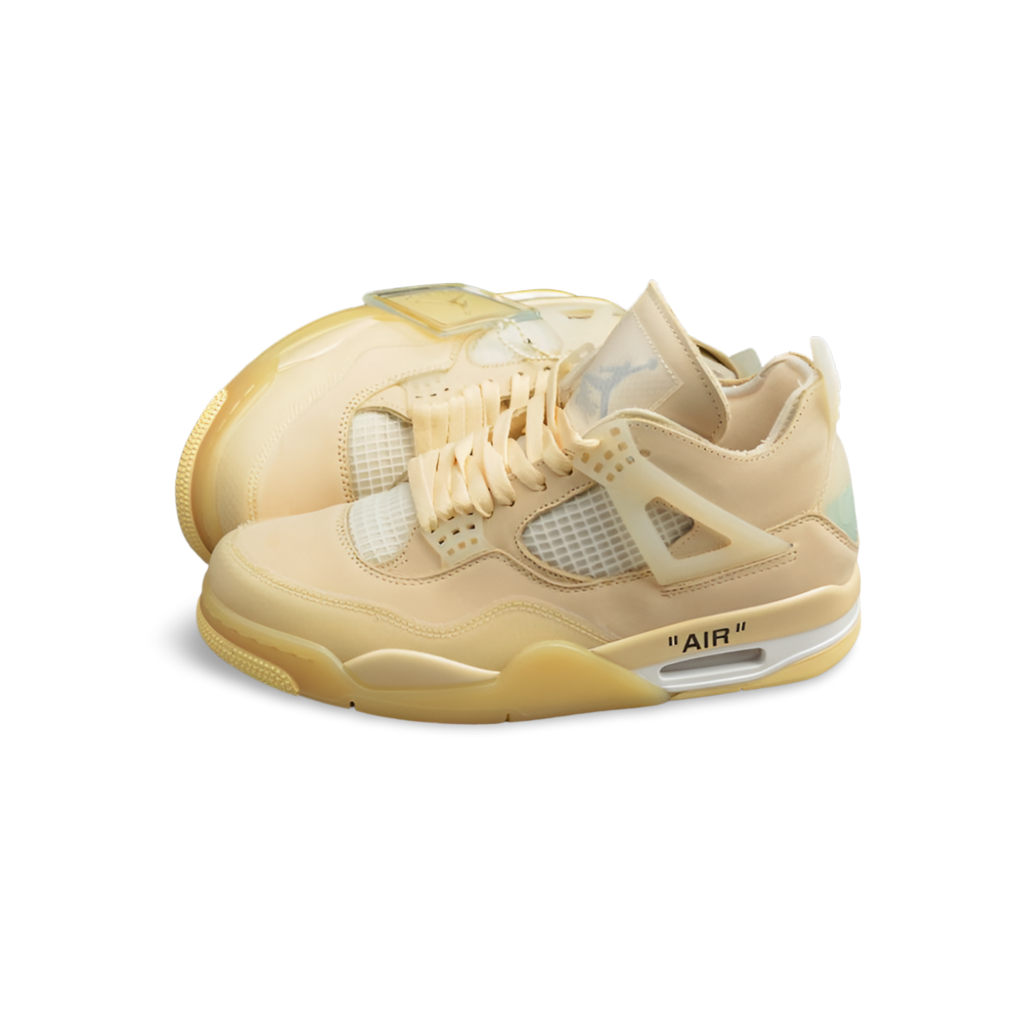 Air Jordan 4 x OFF WHITE “Sail” - Sneakers Club