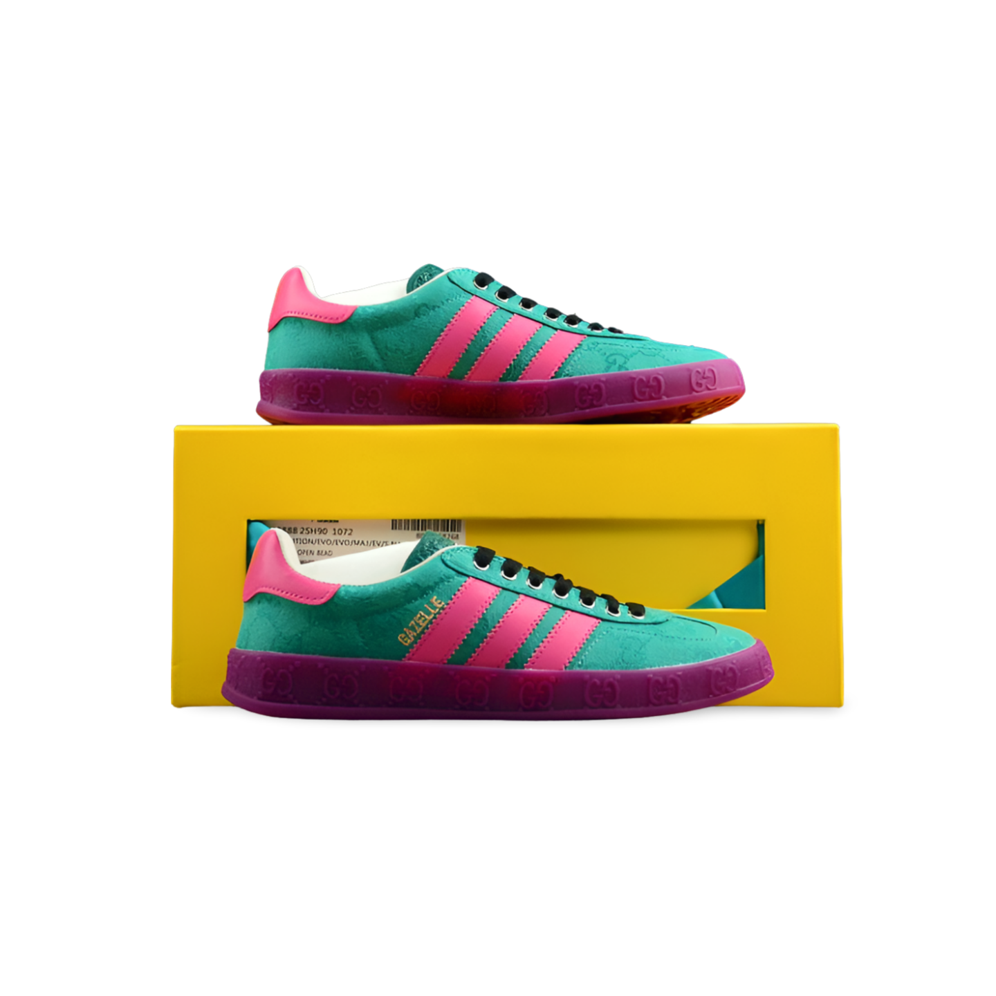 Adidas Gazelle x Gucci Pink/Purple/Green - Sneakers Club
