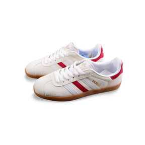 Adidas Gazelle Aluminum Collegiate Burgundy - Sneakers Club